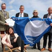 Mid and East Antrim receives awards on Ballygally Beach