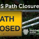 Diversions will be in place along pathways through the ECOS park in Ballymena over the coming weeks