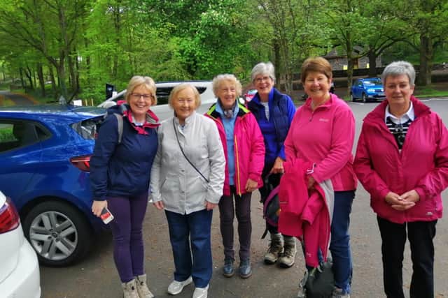 Members of Ballyclare WI took part in a charity walking initiative in Portglenone.