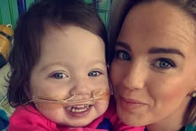 Bronagh Parke pictured with baby Sofia.