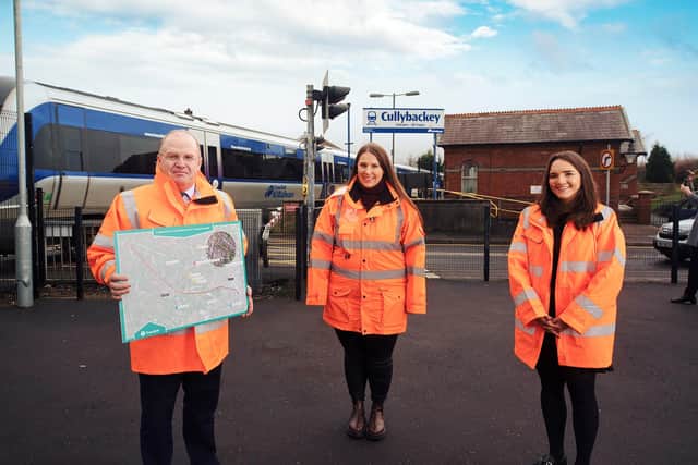 The Cullybackey Translink project team