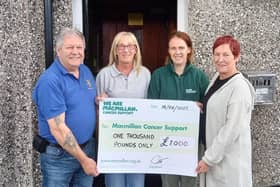 Pictured are Peter Tweed (Smithfield Arms), Janice White, Helen Russell & Meta Tweed (Smithfield Arms)