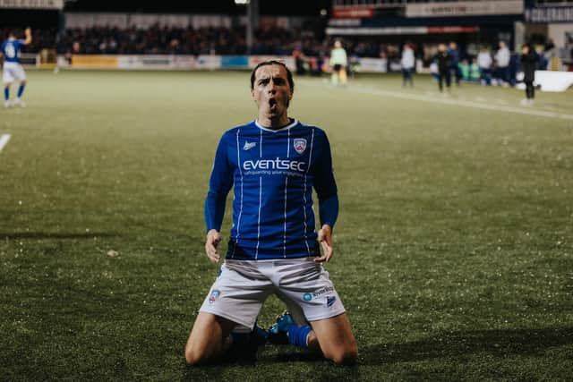 Jamie Glackin has extended his contract with Coleraine for another three years. Photo Credit: Coleraine FC/David Cavan