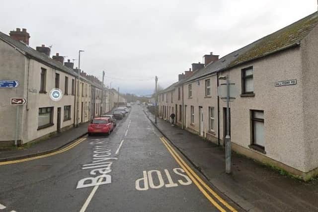 Ballycorr Road. (Pic by Google).