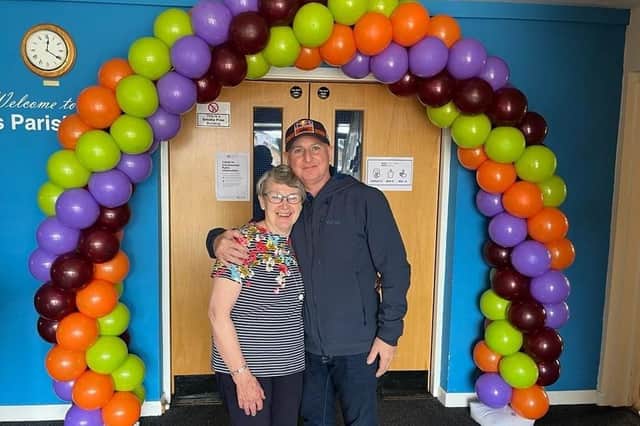 Barbara Farr and her son Chris