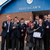 Pupils from Beechlawn Special School Sixth Form who have been nominated for ‘Film Club of the Year’ at this year’s Into Film Awards