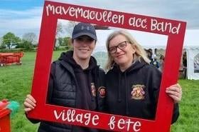 Having fun at the Village Fete organised by Mavemacullen Accordion Band  in Clare, Tandragee on May 21 to celebrate the Queen’s Platinum Jubilee.