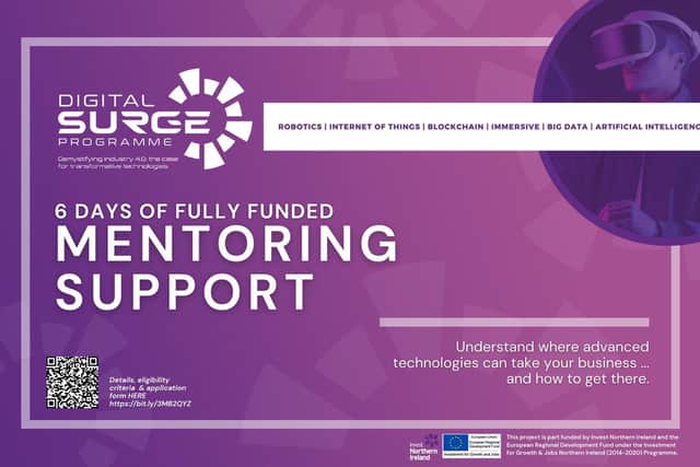 Avail of six days of mentoring support from advanced technology experts