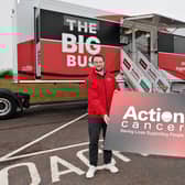 Mark Jones of Action Cancer and Patsy Trolan