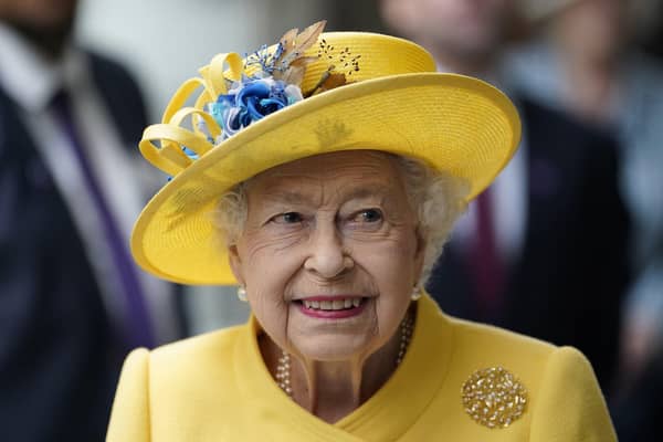 The Queen picture at the Elizabeth line's official opening at Paddington Station on May 17, 2022 in London. Picture: Andrew Matthews - WPA Pool/Getty Images