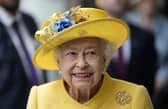 The Queen picture at the Elizabeth line's official opening at Paddington Station on May 17, 2022 in London. Picture: Andrew Matthews - WPA Pool/Getty Images