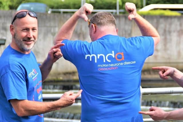 Friends SteVe Flynn, Ronan Morris, Noel Gourley are raising money for MDNaNI