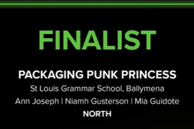 A team of girls from St Louis Grammar School in Ballymena are in the running to reach the Junk Kouture World Final bu they need your vote