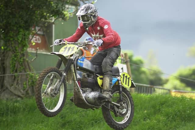 Harry Stitt on 1967 500 BSA in TJ PLating Grade A race