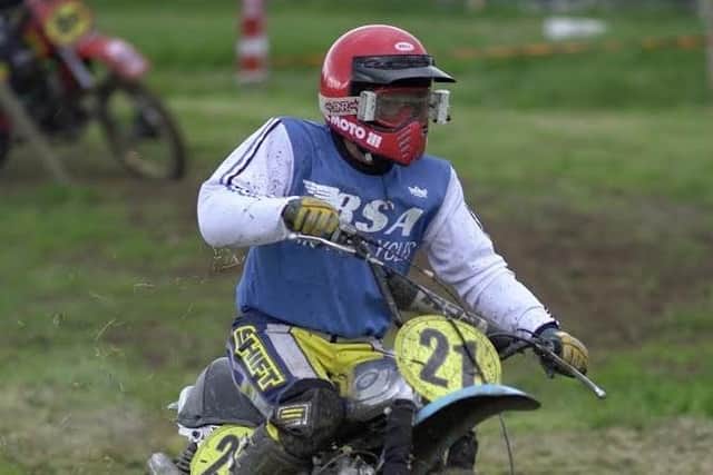 John Campbell on 1977 250 EMC SACHS In the Norman Watt Grade B race