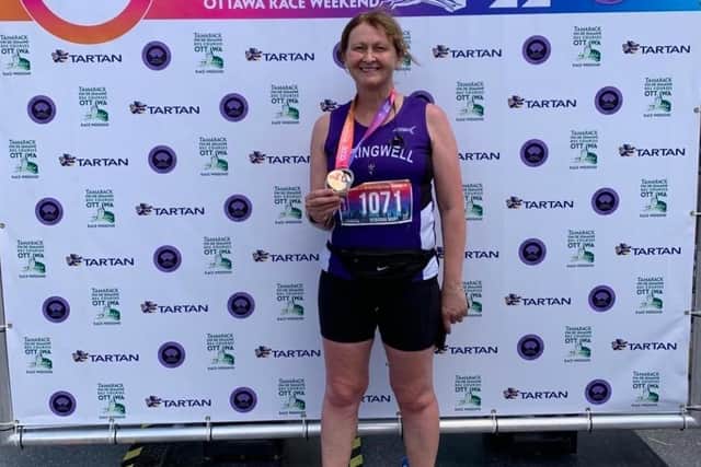 Deborah Archibald at Ottawa Marathon