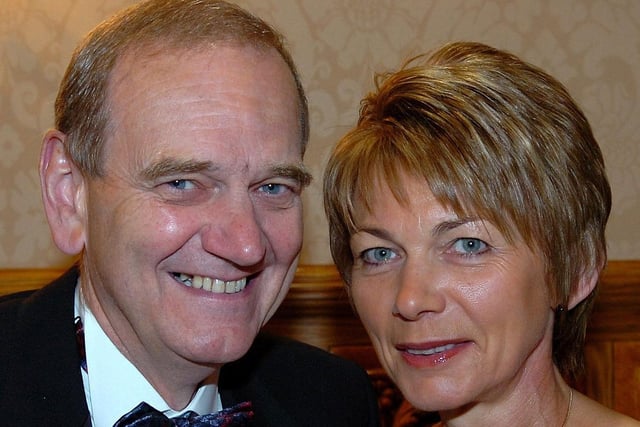 Norman and Arlene Wilson who attended the annual  Cookstown Rotary Club May Ball held in the Glenavon House Hotel in 2007.