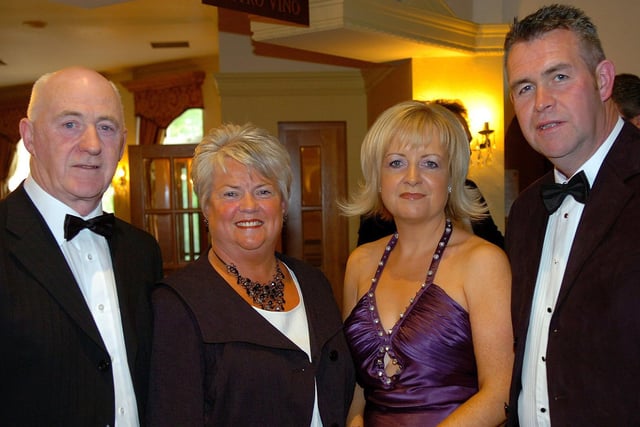 In attendance at the  Cookstown Rotary Club May Ball in 2007 were Martin and Christina Donaghy and Rona and Peter Quinn.