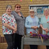 Whiteabbey Hub committee, from left to right:. Debra Sloan, Doreen Minford, Jean Doyle, Margaret King and Irene McCann.