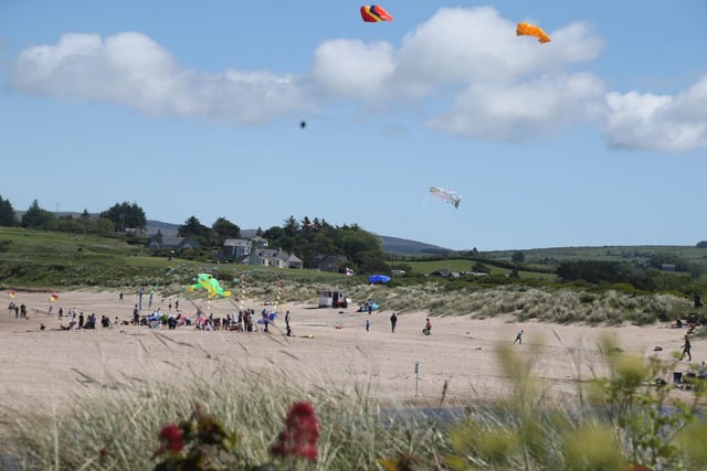Kites at the Rathlin Sound Maritime festival in Ballycastle on Sunday