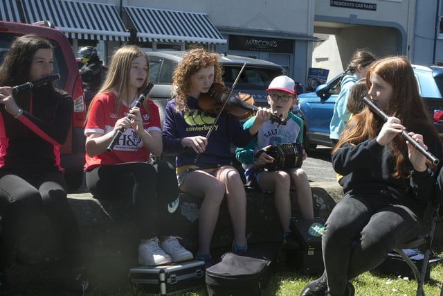 Trad Music at the Rathlin Sound Maritime festival in Ballycastle on Sunday