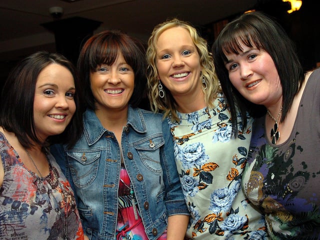 Smiles all round from Aine McCracken, Rhonda Darragh, Eimear Hancock and Sinead Crooks.