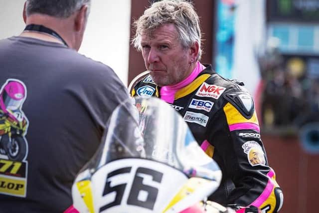 Saintfield racer Davy Morgan.