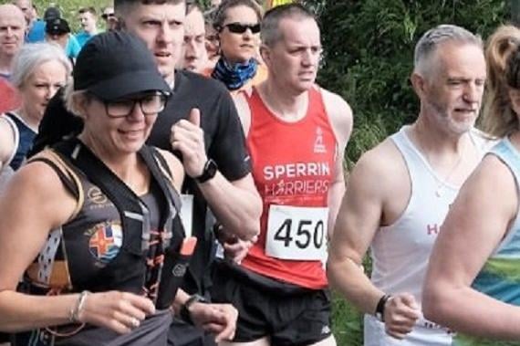Declan Morrison taking part in the Washingbay Green Run