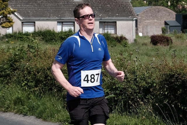 Kieran Campbell running in the Washingbay Green Run