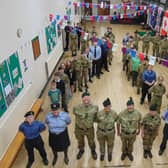 Air Sea and Army cadets and Instructors celebrated the Jubilee with an Eden communities inspired Platinum Jubilee big lunch in Ballymena Army Reserve centre