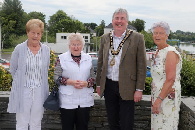 Volunteers from the Ballymoney Arthritis Group pictured at Cloonavin with the Mayor of Causeway Coast and Glens Borough Council Councillor Richard Holmes.
