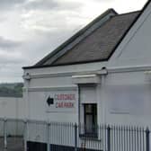 Carnlough Surgery is located at Harbour Road (behind chemist). Pic Google