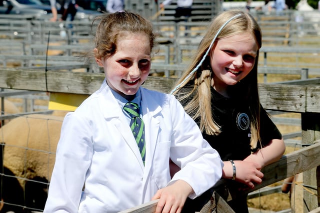 Sarah Wilson and Amy Scullion pictured at Ballymoney Show on Saturday. PICTURE KEVIN MCAULEY/MCAULEY MULTIMEDIA