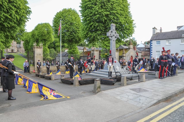 The Centenary of the Royal Hillsborough War Memorial. Pic by Norman Briggs, rnbphotographynni
