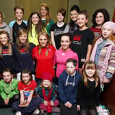Models pictured during the Eoghan Rua Camogs Fashion Show at the Star of the Sea Parish Centre in Portstewart in September 2010