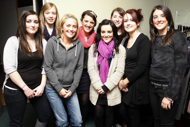 Helpers and models pictured during the Eoghan Rua Camogs Fashion Show at the Star of the Sea Parish Centre in Portstewart in September 2010