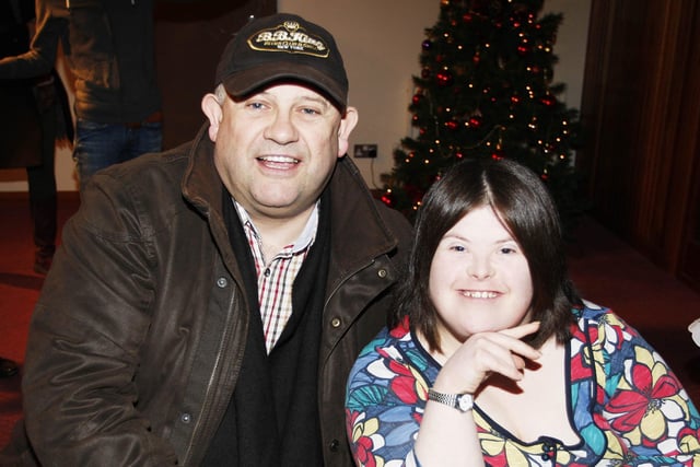 Brendan McLernon, club vice-chairman, and Frances pictured during the Eoghan Rua Camogs Fashion Show at the Star of the Sea Parish Centre in Portstewart back in September 2010