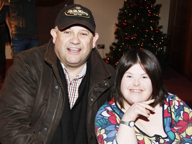 Brendan McLernon, club vice-chairman, and Frances pictured during the Eoghan Rua Camogs Fashion Show at the Star of the Sea Parish Centre in Portstewart back in September 2010