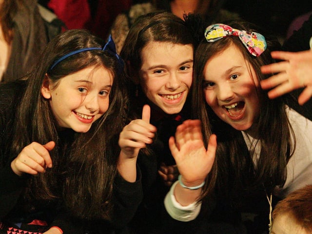 These girls have fun at the Eoghan Rua Camogs Fashion Show at the Star of the Sea Parish Centre in Portstewart back in September 2010