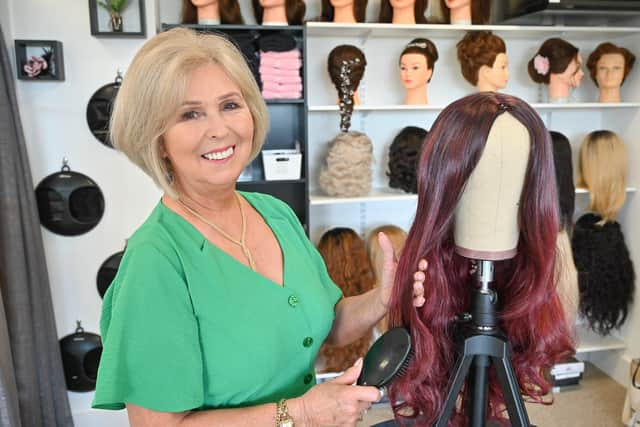 Patricia Strong, who has opened her new wig and make-up studio at Ards Business Hub