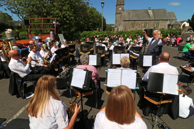 Dynamic Brass entertained the crowds at Glenavy Parish Jubilee celebrations