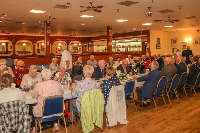 The Royal British Legion in Lisburn invited 70 people over the age of 70 to a Jubilee celebration dinner