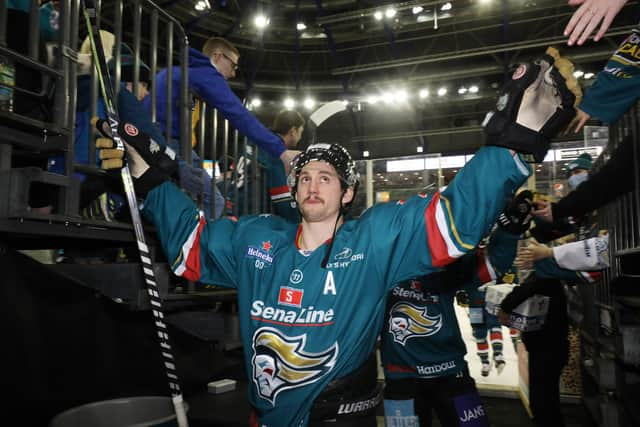 Belfast Giants' Ben Lake who has signed up for a third season in Belfast. Picture: Darren Kidd/Presseye