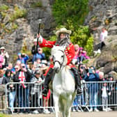 Crowds gathered for the Royal Landing in Carrickfergus. Picture: Andrew McCarroll/ Pacemaker Press