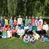 Members of the Belfast Movement Choir pictured during the shoot for their film 'Re-Emergence', which screens at Strand Arts Centre on Thursday June 23 at 6pm