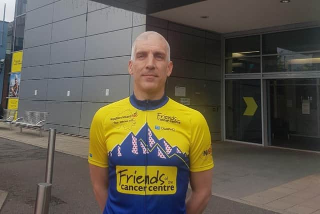 Clive Byham is taking on a 900km cycling challenge for Friends of the Cancer Centre