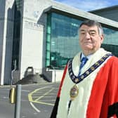 The Mayor of Mid and East Antrim Alderman Noel Williams