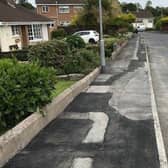 Pavements in Mossgreen, Richhill, Co Armagh have been dug up by services many times.