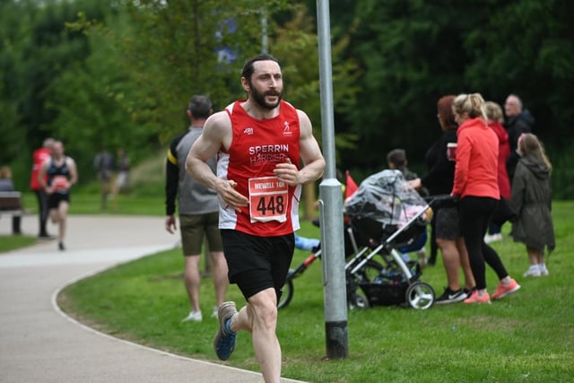Malcolm McCullough taking part in the Newell 10k and 5k