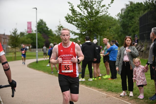Niall Devlin taking part in the Newell 10k and 5k
